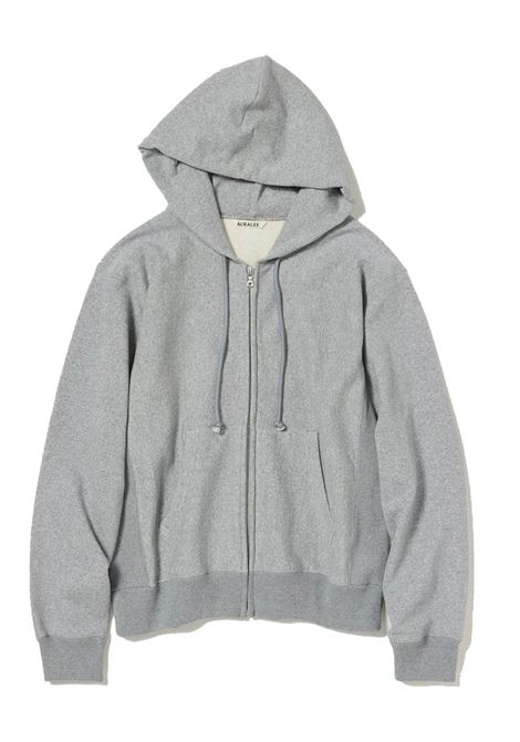 sweatshirt smooth soft bd woman grey AURALEE | A25SP04TUTOP GRAY